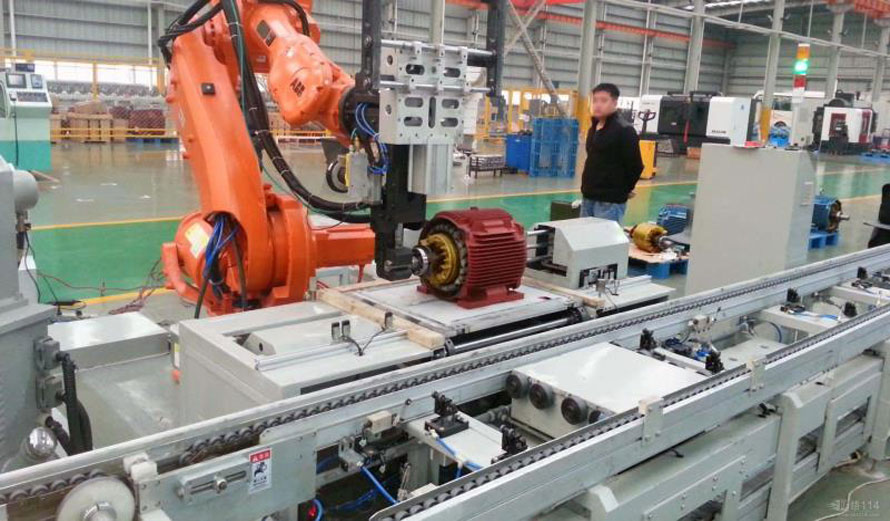 電機組裝壓合生產(chǎn)線