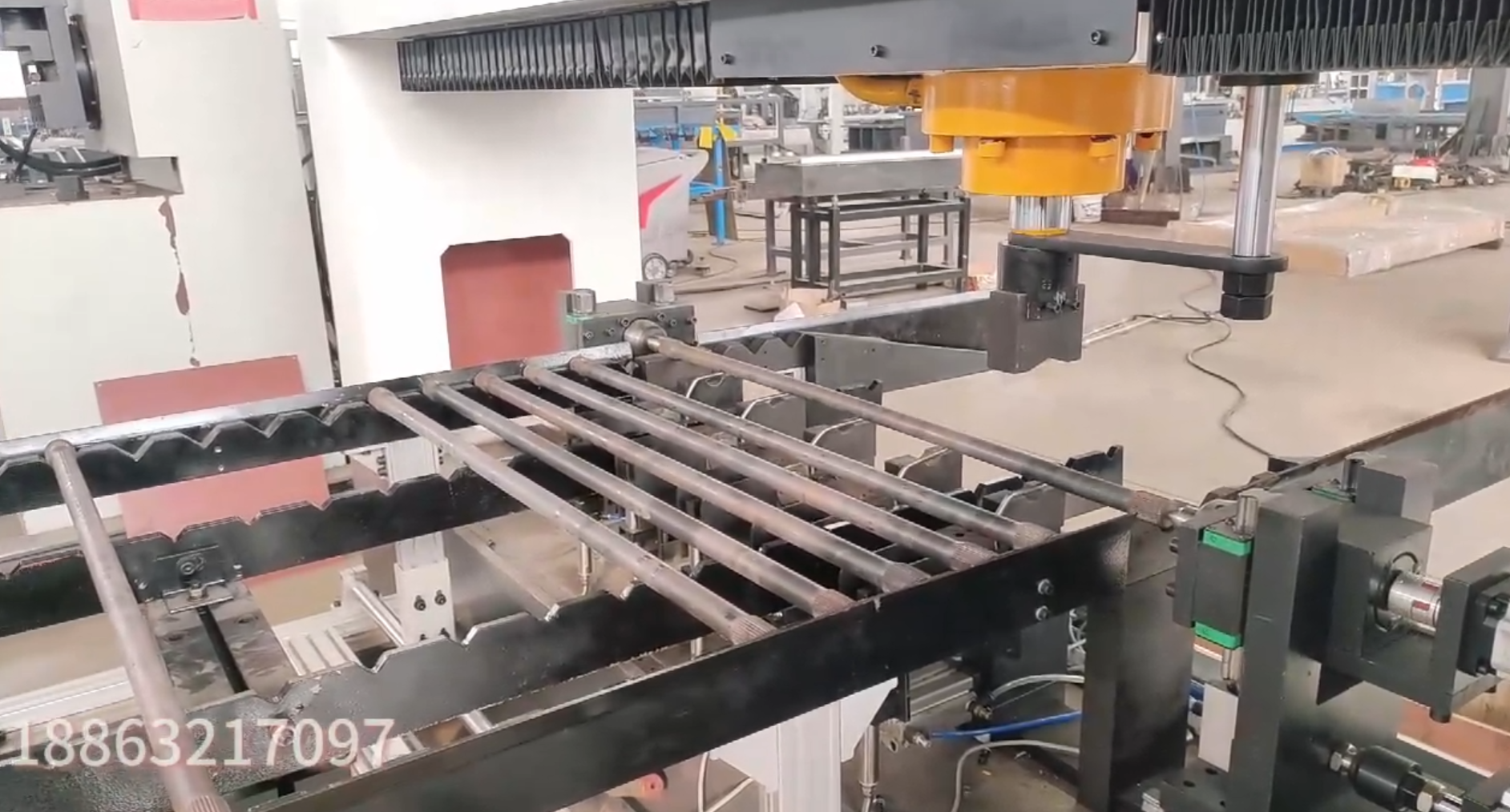 圓軸棒材全自動校直機生產(chǎn)線-框式